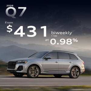 Audi Q7 from $431 biweekly 